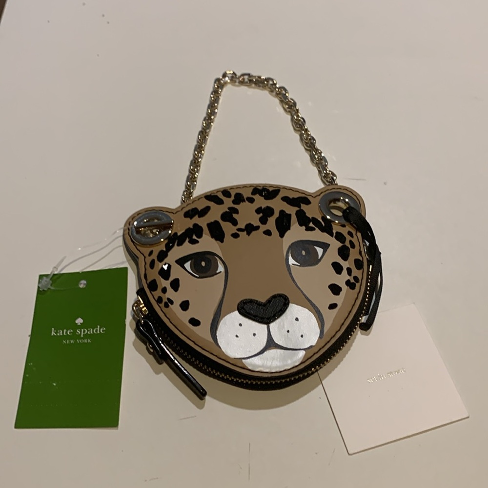 COPY - NWT Leopard Coin Purse from Kate Spade ! - Picture 3 of 11